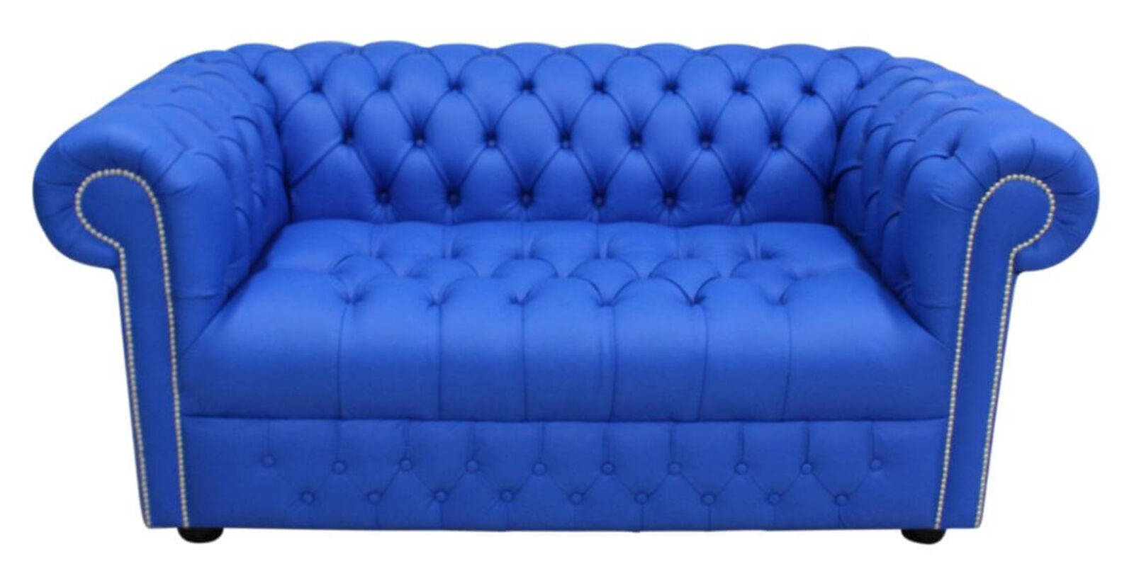 Product photograph of Chesterfield 2 Seater Sofa Settee Buttoned Seat Deep Ultramarine Amp Hellip from Designer Sofas 4U