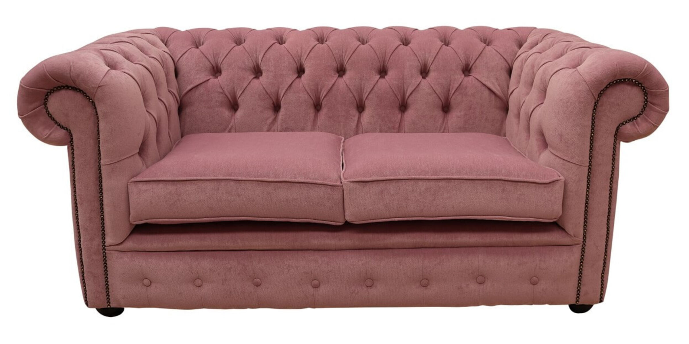 Chesterfield 2 Seater Settee Pimlico Lilac Fabric Sofa Offer