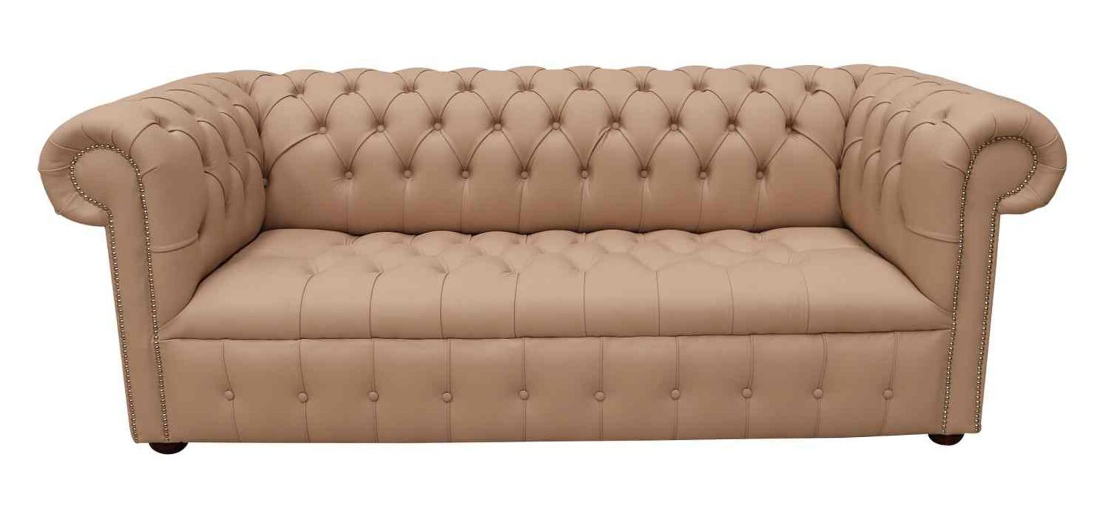 Product photograph of Chesterfield Edwardian 3 Seater Buttoned Seat Sofa Shelly Amp Hellip from Designer Sofas 4U