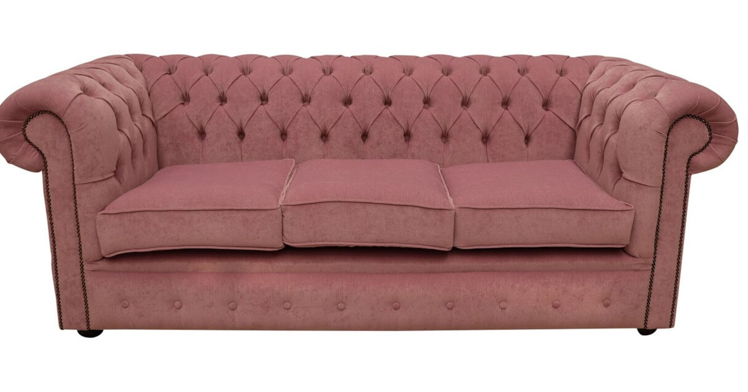 Lilac Fabric Chesterfield sofa | DesignerSofas4U