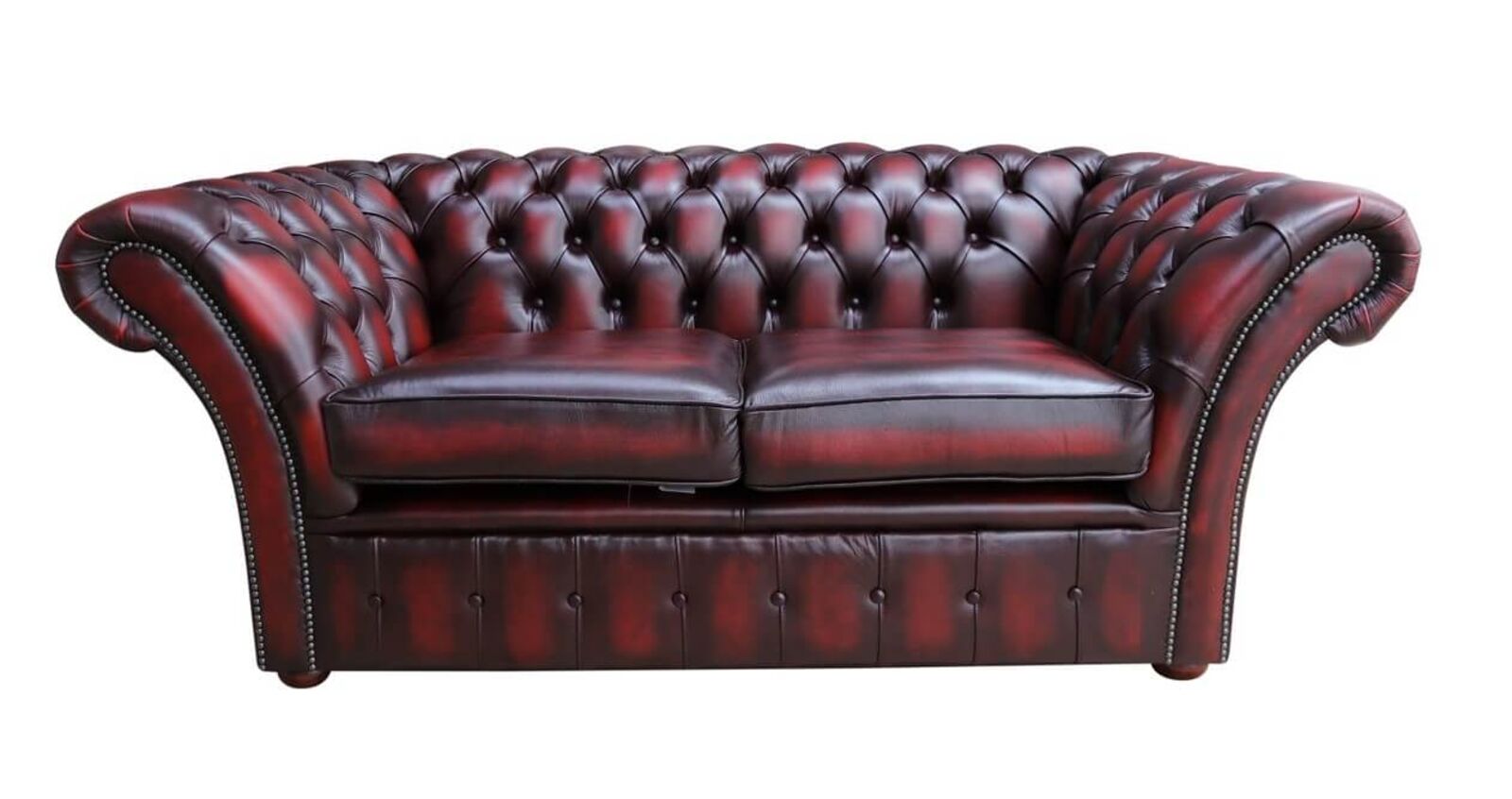 Product photograph of Chesterfield Balmoral 2 Seater Sofa Settee Antique Oxblood Amp Hellip from Designer Sofas 4U