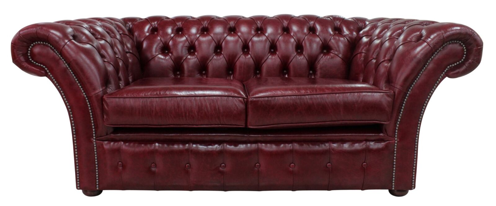 Product photograph of Chesterfield Balmoral 2 Seater Sofa Settee Old English Burgandy Amp Hellip from Designer Sofas 4U