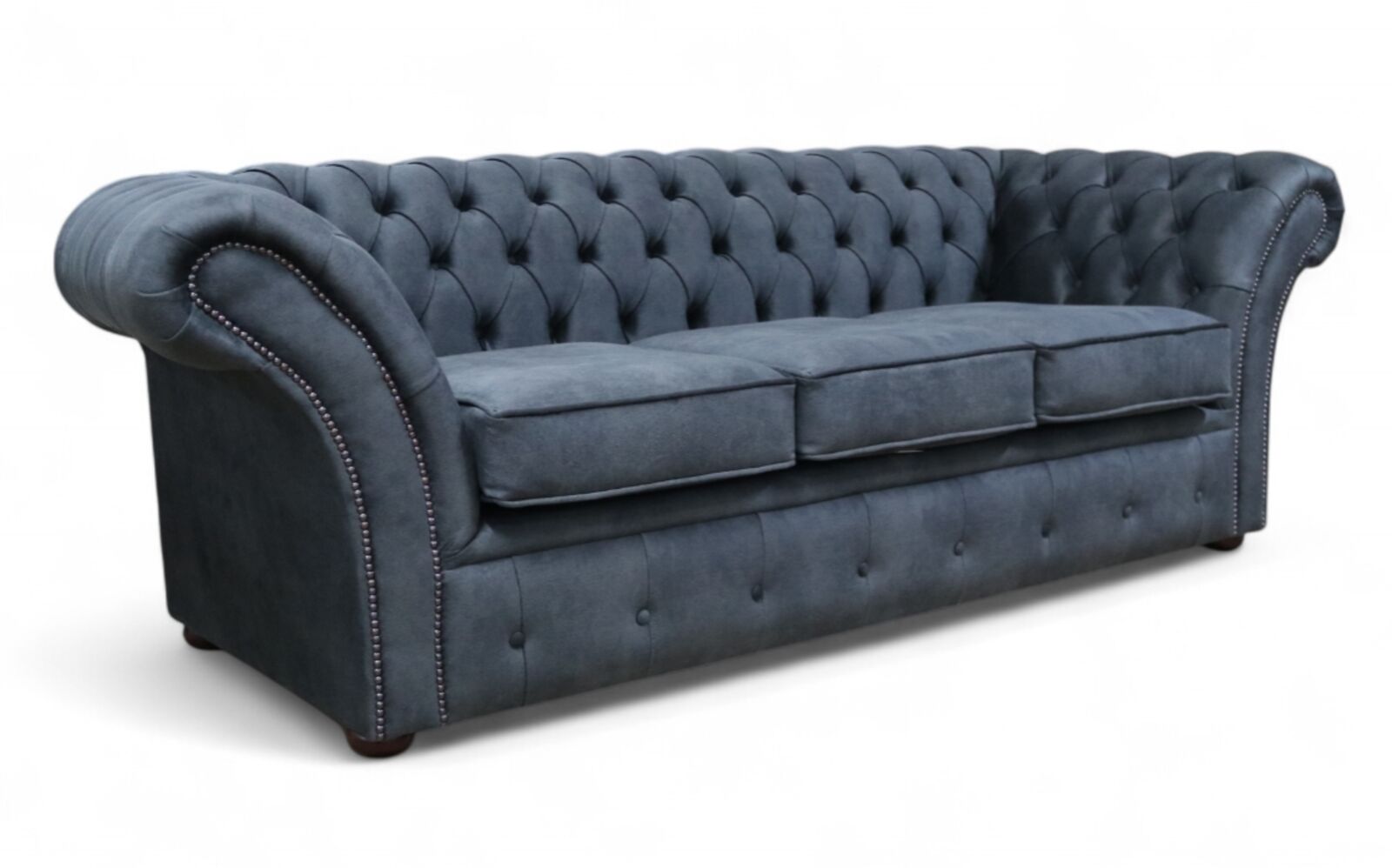 Product photograph of Chesterfield Balmoral 3 Seater Sofa Settee Oakland Granite from Designer Sofas 4U