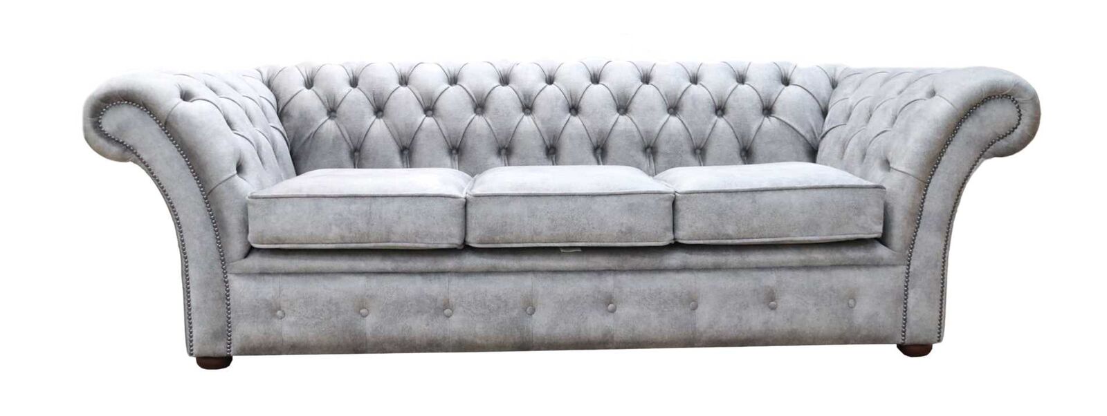 Product photograph of Chesterfield Balmoral 3 Seater Sofa Settee Oakland Taupe from Designer Sofas 4U