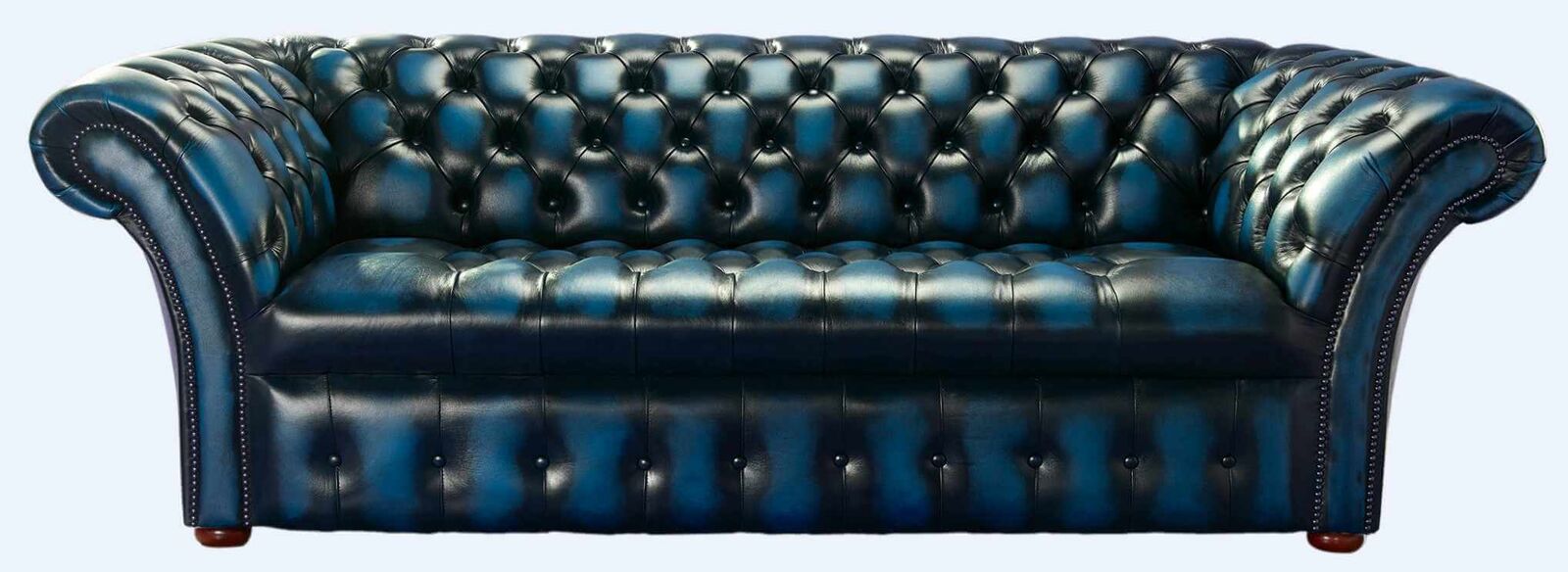 Product photograph of Chesterfield 3 Seater Balmoral Buttoned Seat Leather Sofa Amp Hellip from Designer Sofas 4U