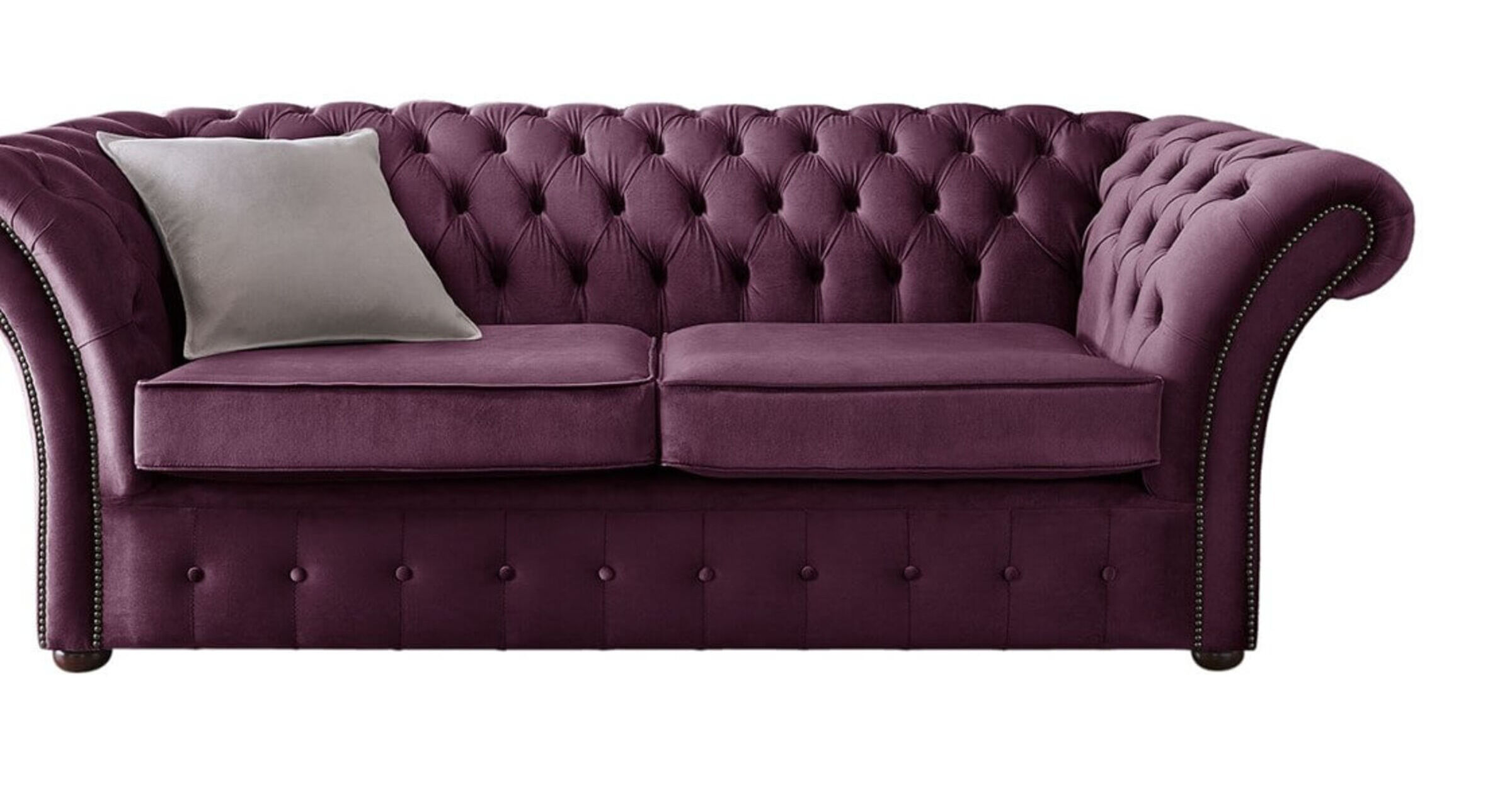 Boysenberry Purple Chesterfield Balmoral 3 Seater sofa | DesignerSofas4U