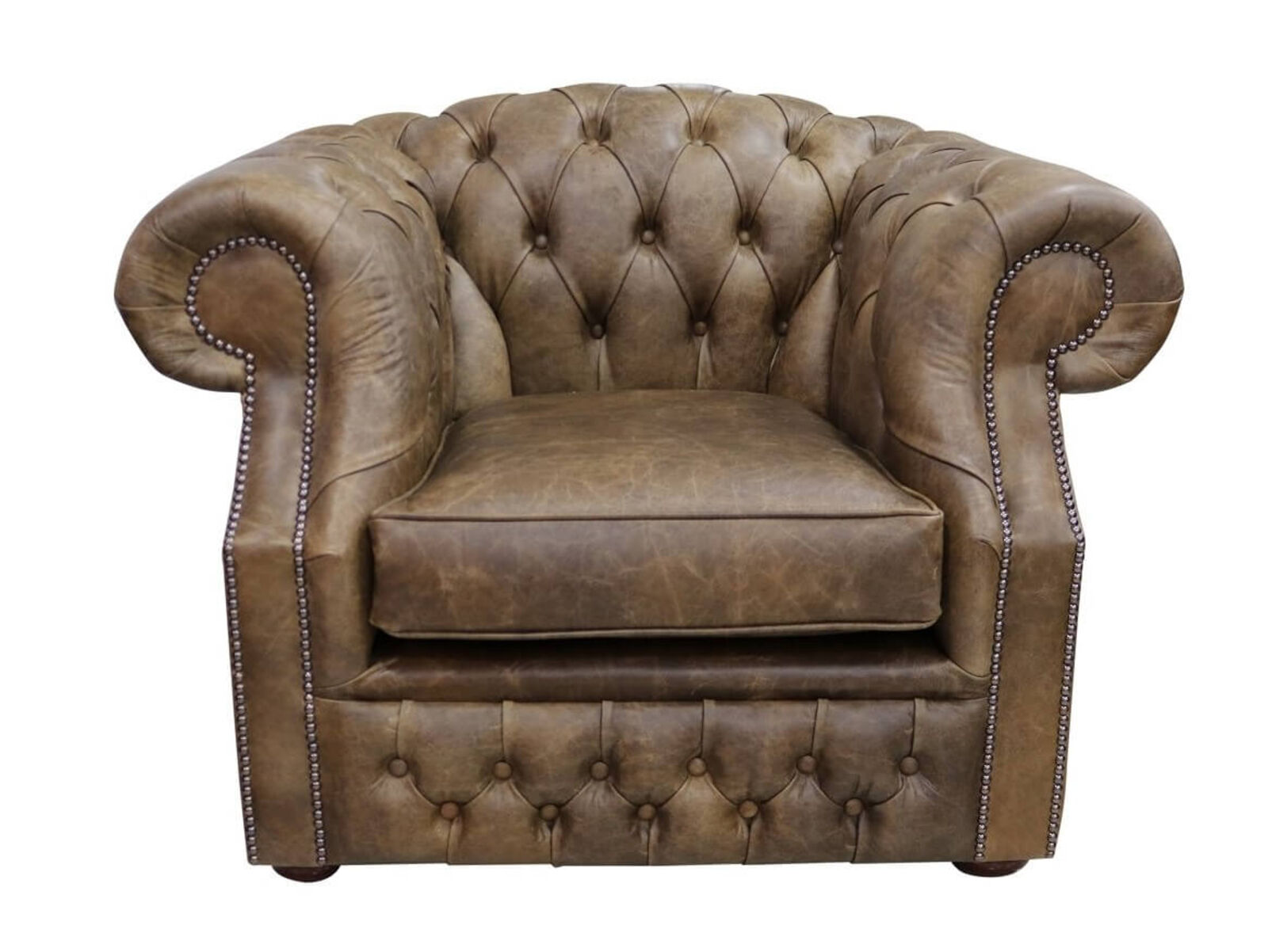 Product photograph of Chesterfield Buckingham Club Armchair Cracked Wax Tobacco Amp Hellip from Designer Sofas 4U