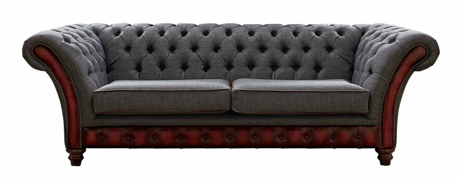 Product photograph of Chesterfield Jepson 3 Seater Sofa Settee Antique Oxblood Amp Hellip from Designer Sofas 4U