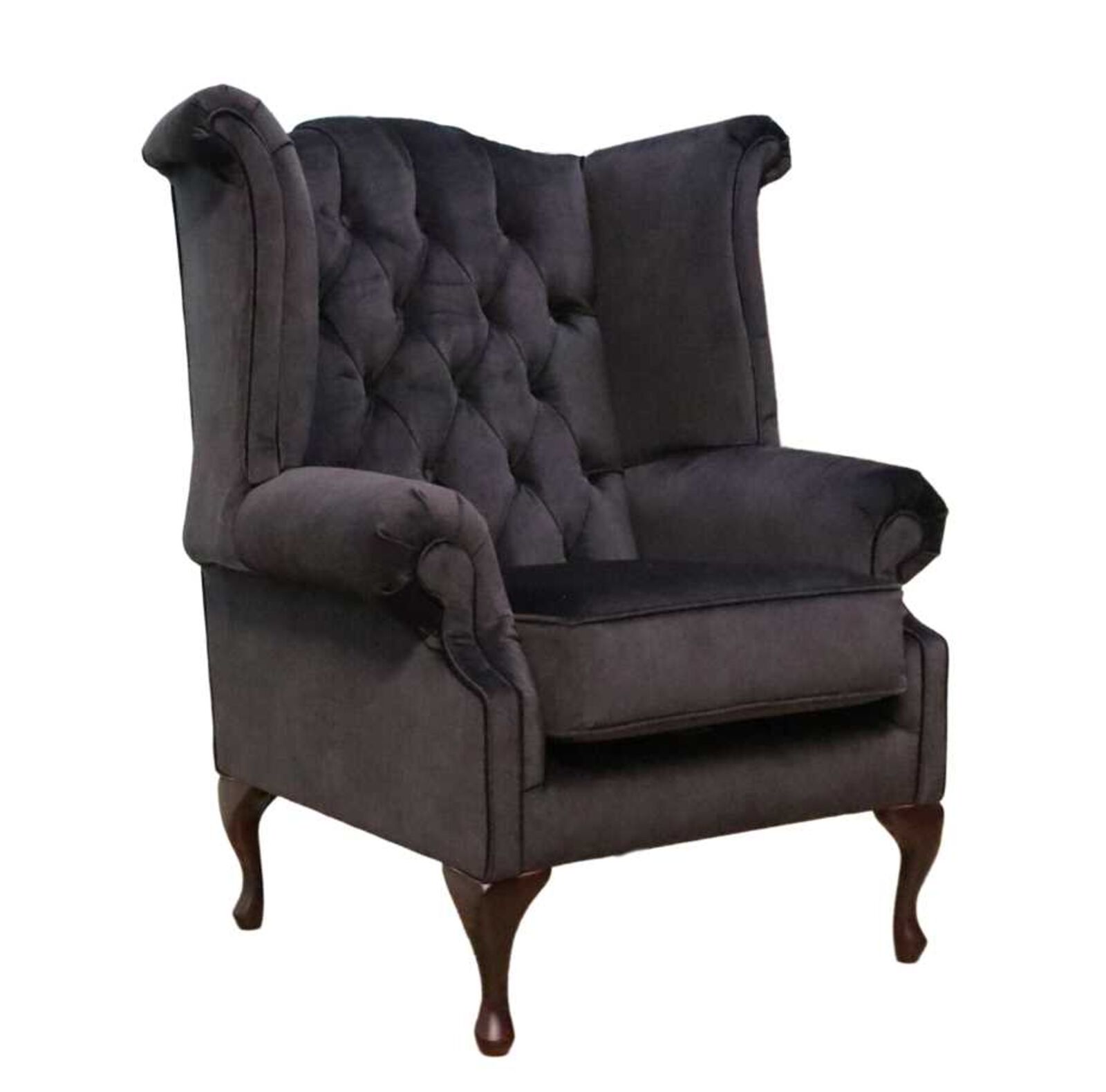 Product photograph of Chesterfield Thomas Queen Anne High Back Wing Chair Odyssey Amp Hellip from Designer Sofas 4U