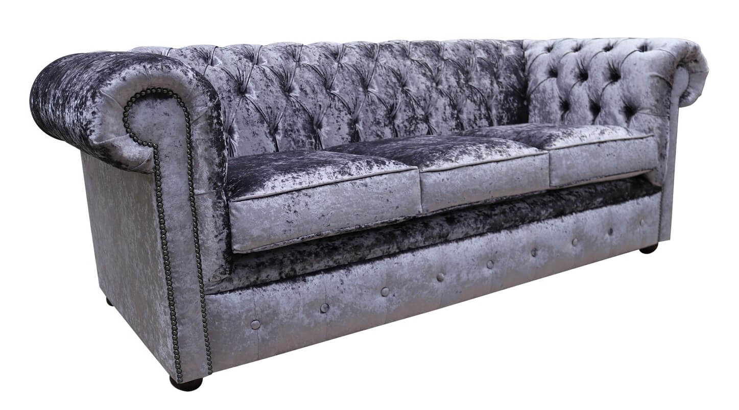 Velvet settee online sofa