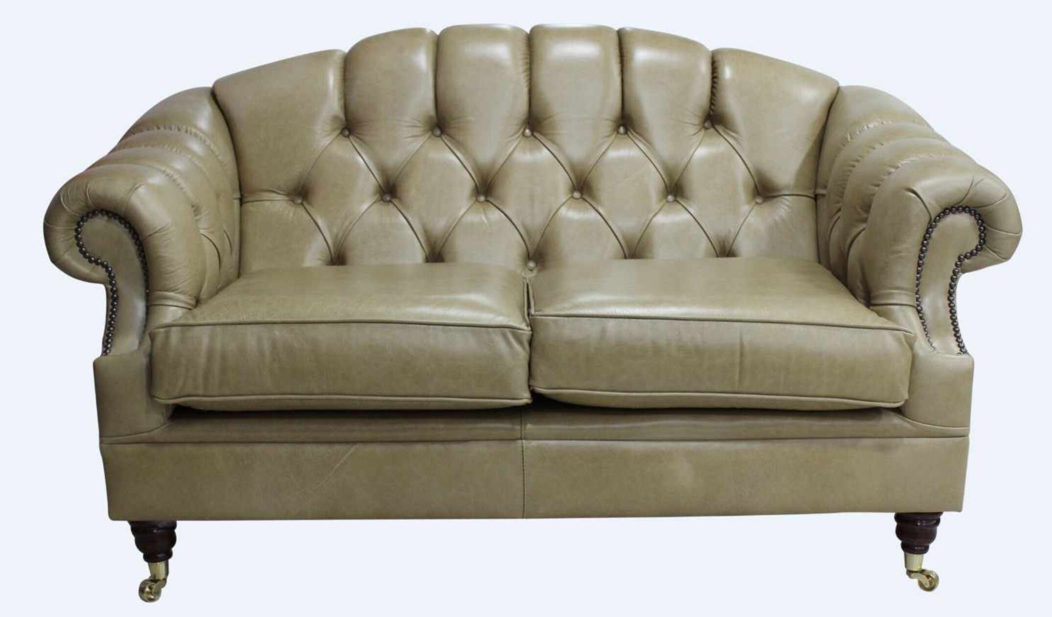 sand and stable leather sofa