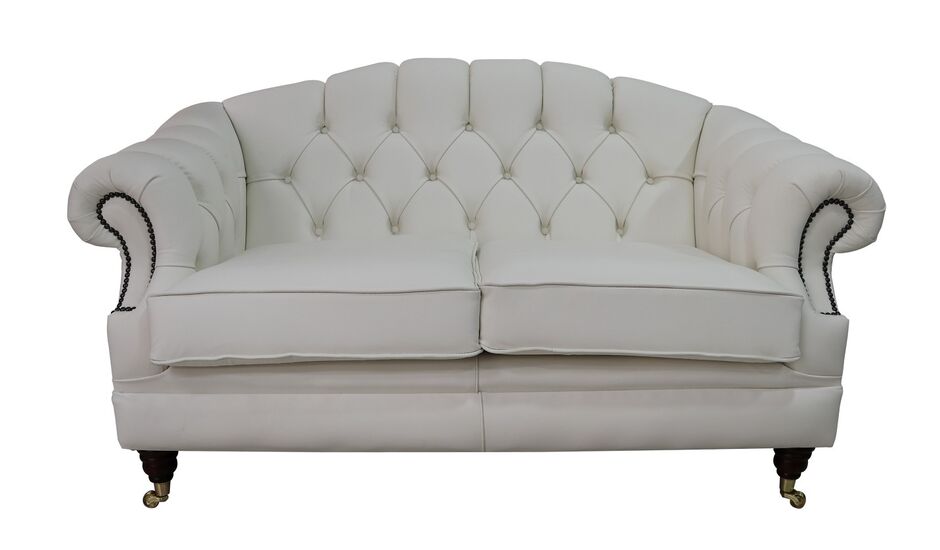 White 2024 victorian couch