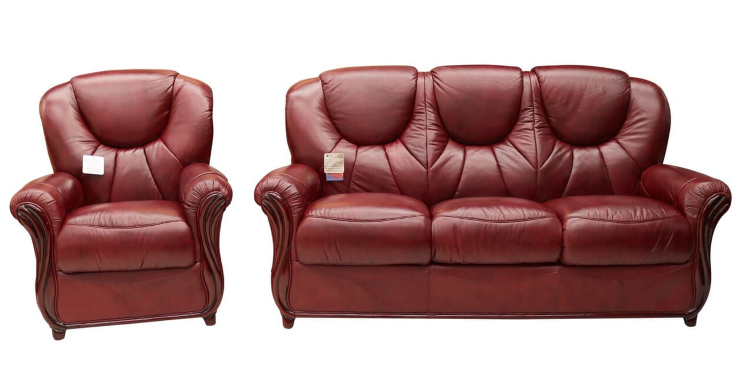 leather covered sofa buttons burgandy