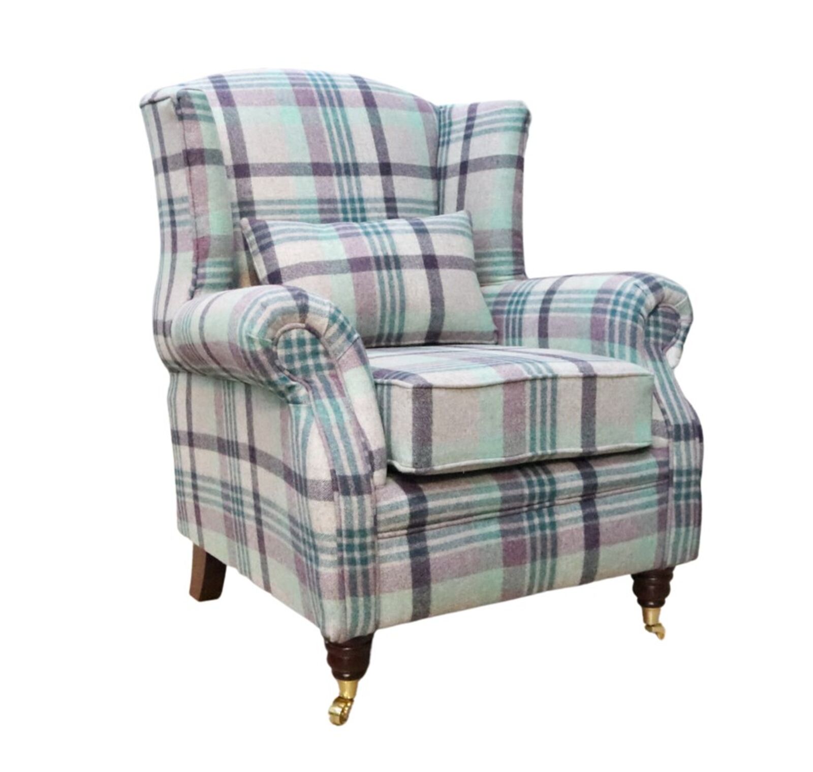 Product photograph of Wing Chair Fireside High Back Armchair Melbourne Heather Amp Hellip from Designer Sofas 4U