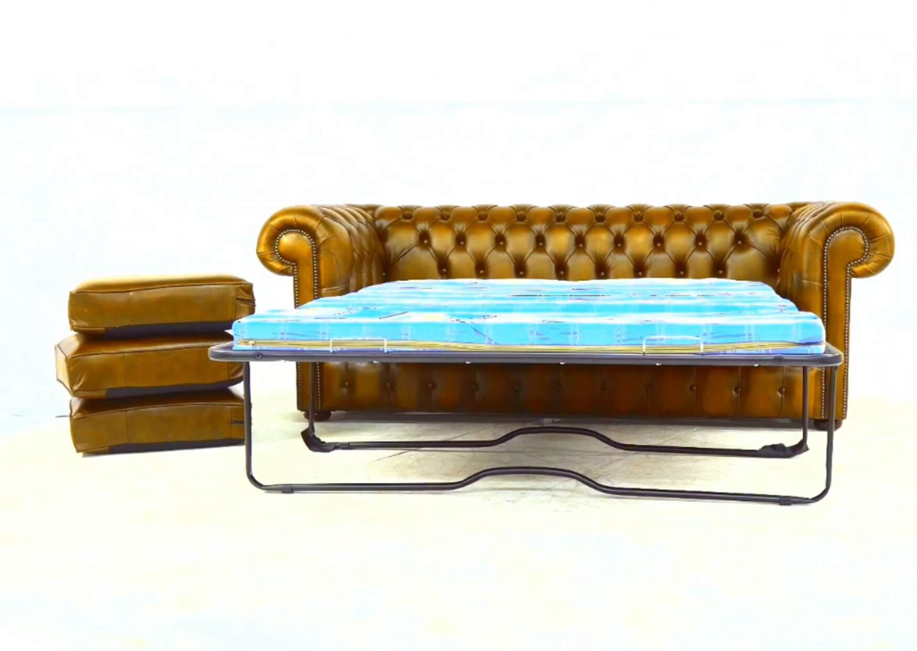 Sofa bed faux 2024 leather sale