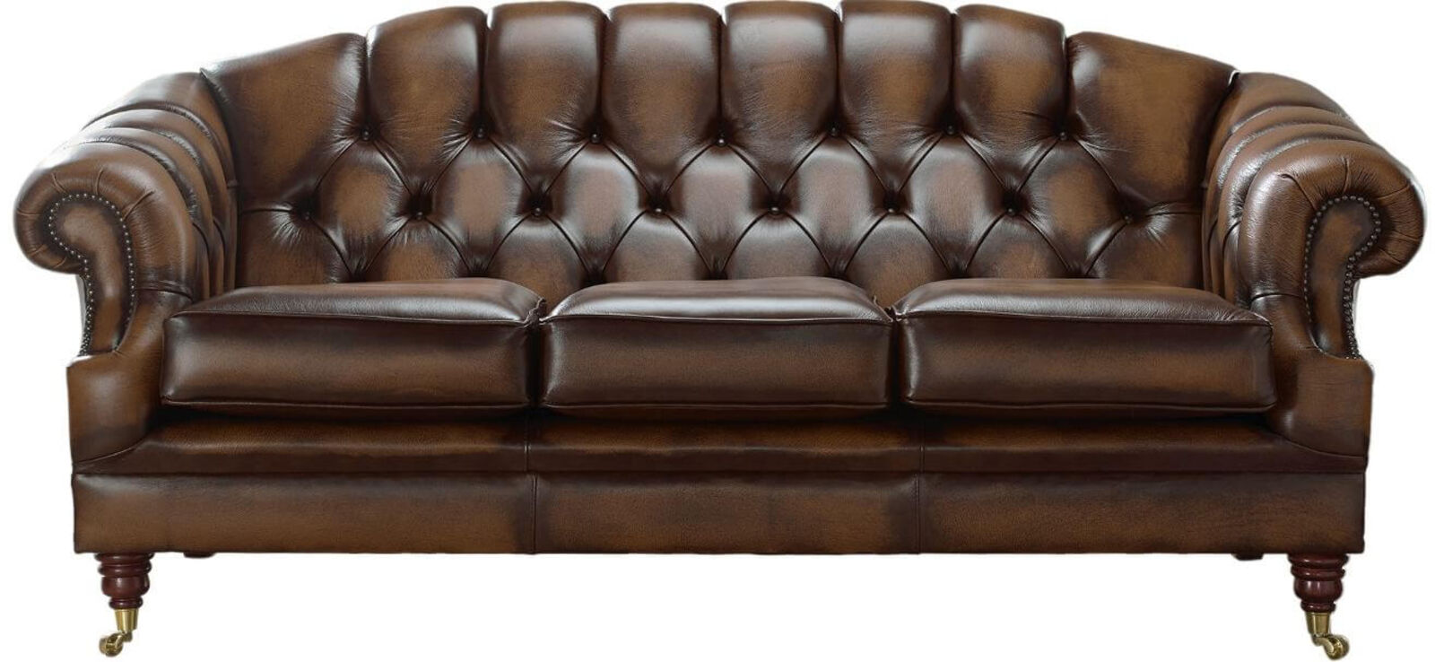 Product photograph of Chesterfield Victoria 3 Seater Leather Sofa Settee Antique Amp Hellip from Designer Sofas 4U