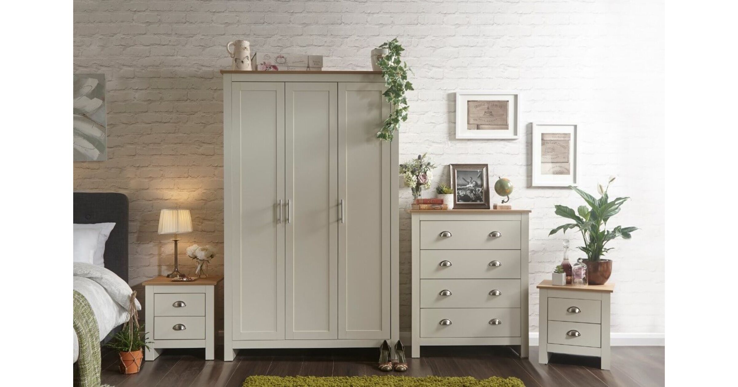 Lancaster on sale double wardrobe