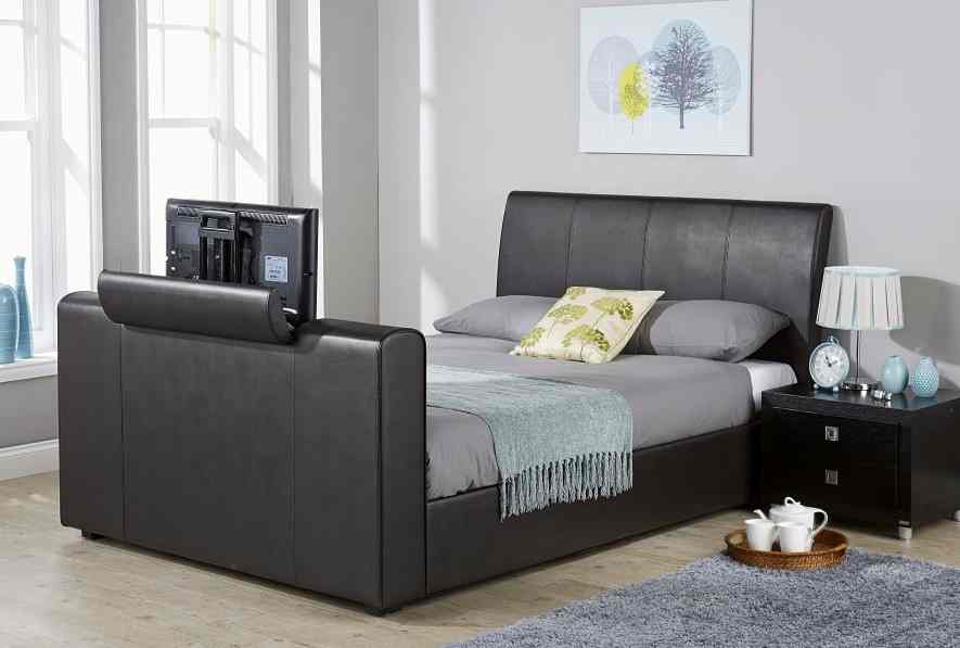 dreams leather tv bed