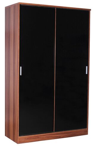 4 Door Wardrobe Modular High Gloss & Mirror