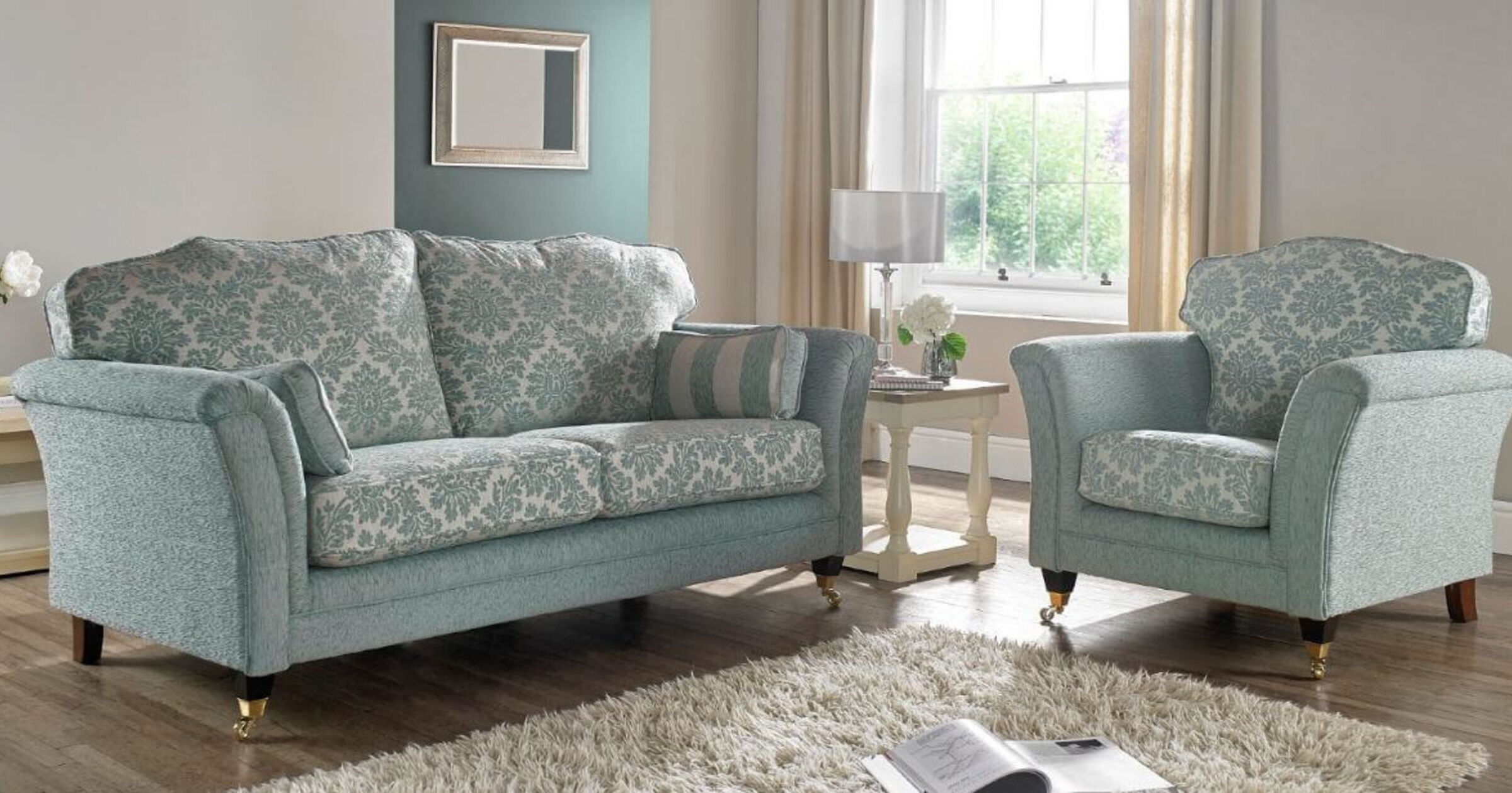 Buy fabric Suite|12 month warranty|DesignerSofas4U