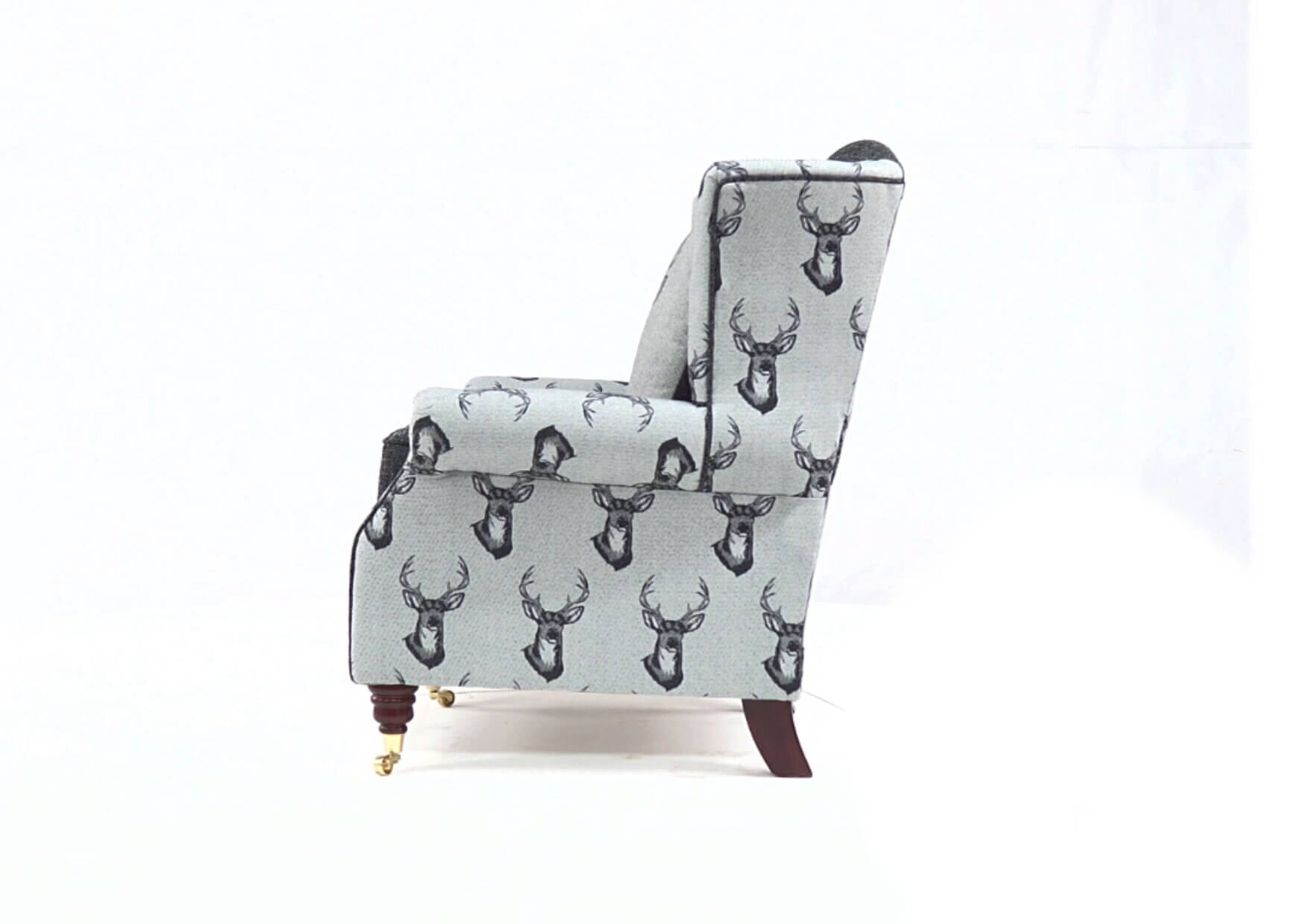 Antler stag wingback cheap chair