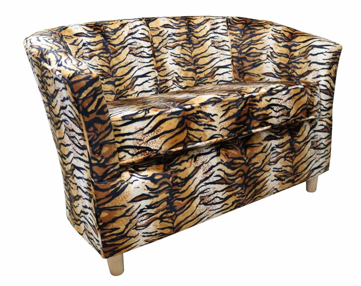 Leopard print deals tub chair