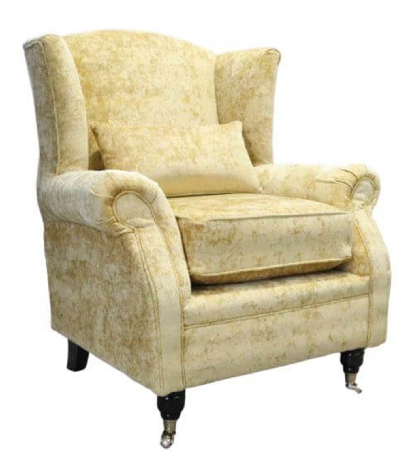 Product photograph of Wing Chair Fireside High Back Armchair Nuovo Butterscotch Amp Hellip from Designer Sofas 4U