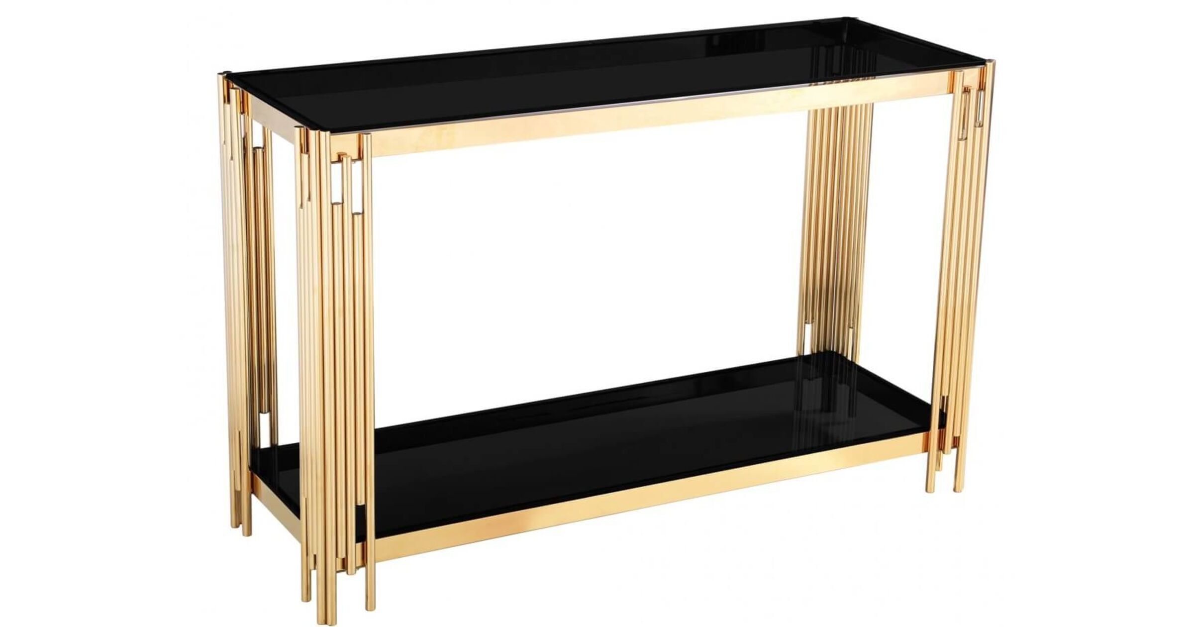 Black and gold deals console