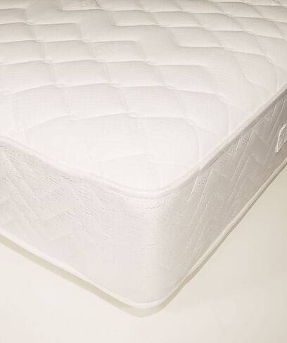 Alberto Damask Fabric Coil Spring Double Mattress | Designer Sofas4u