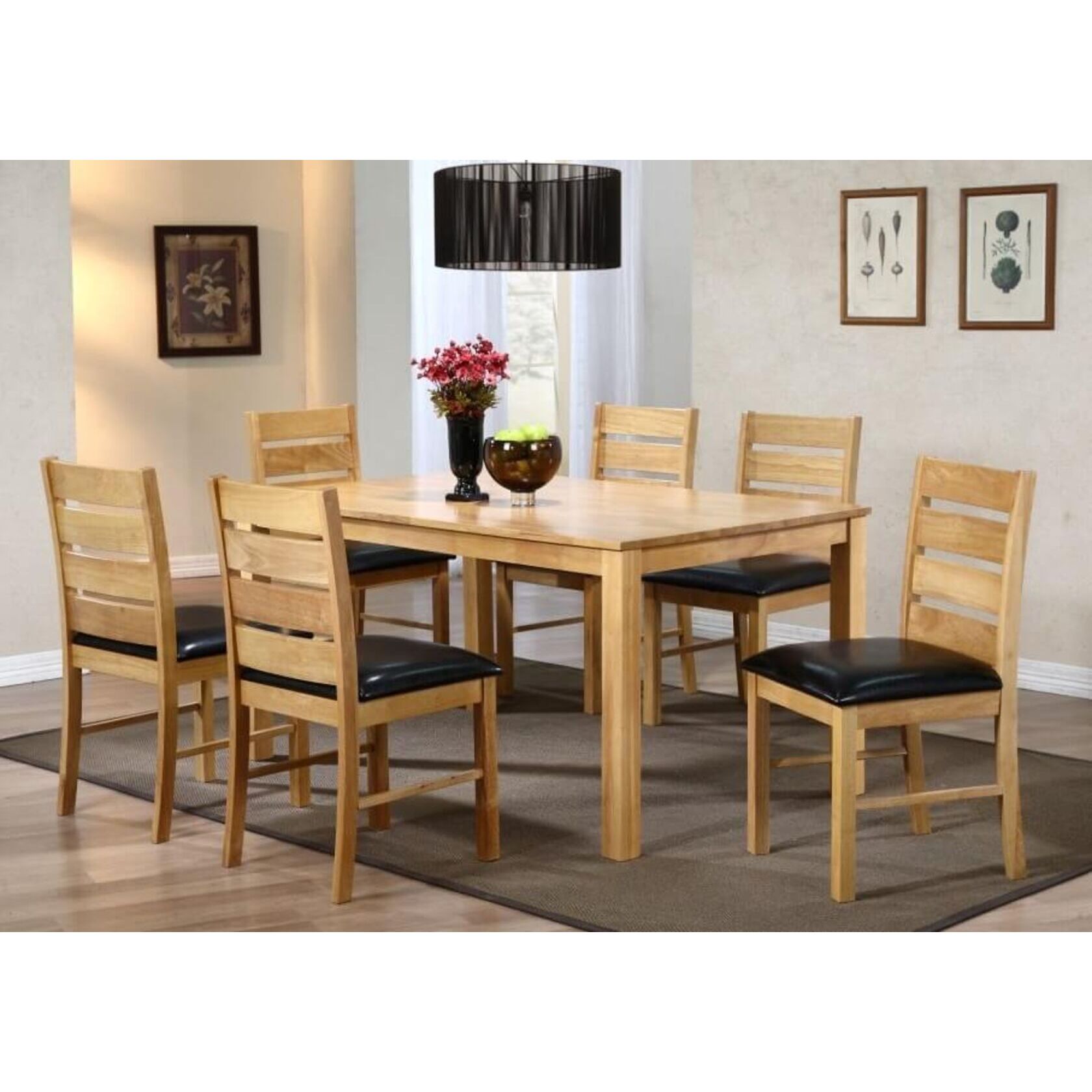 Elevate Your Dining Space with the Michele Natural Dining Set