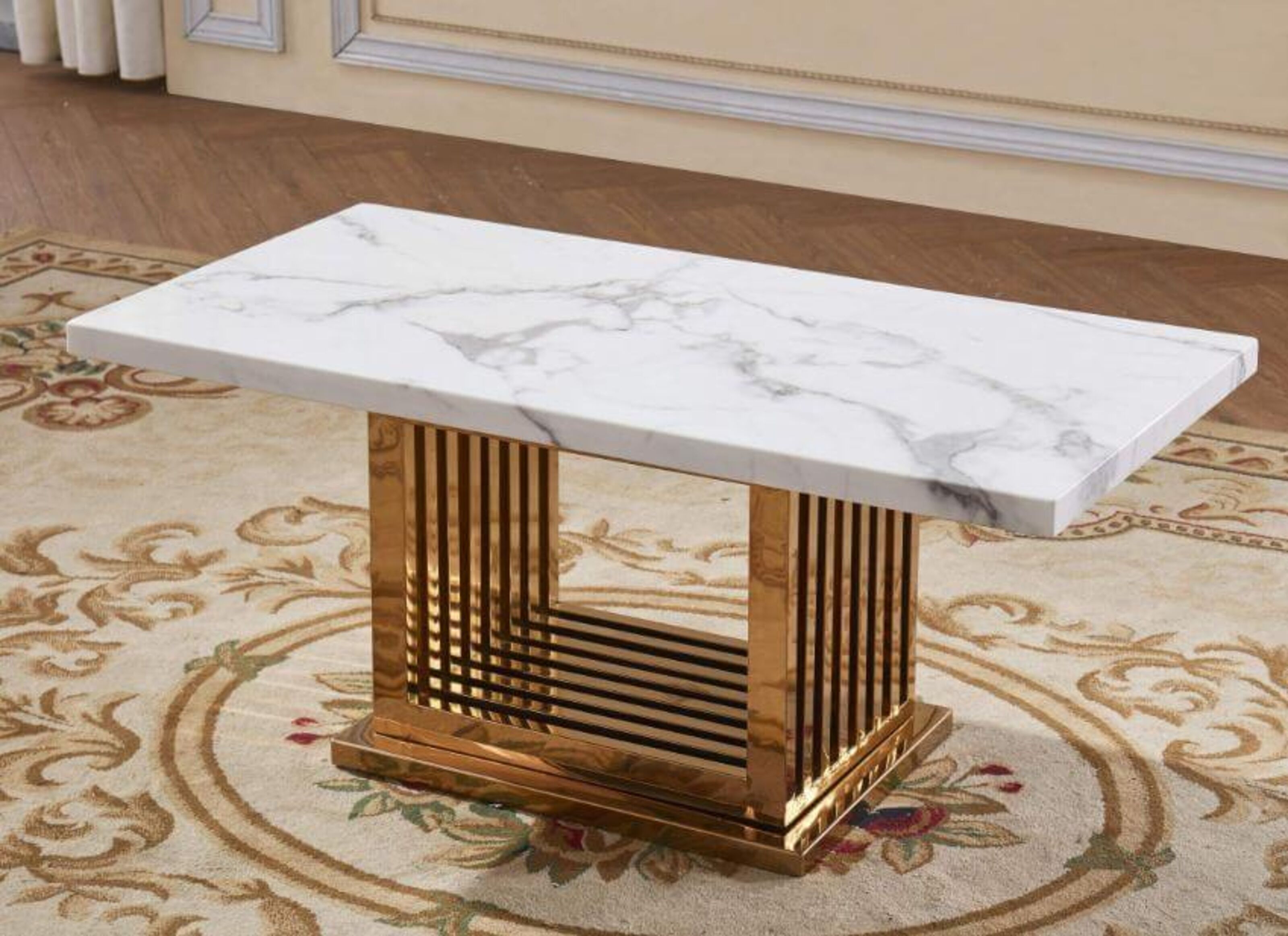 Coffee Table Gold Marble