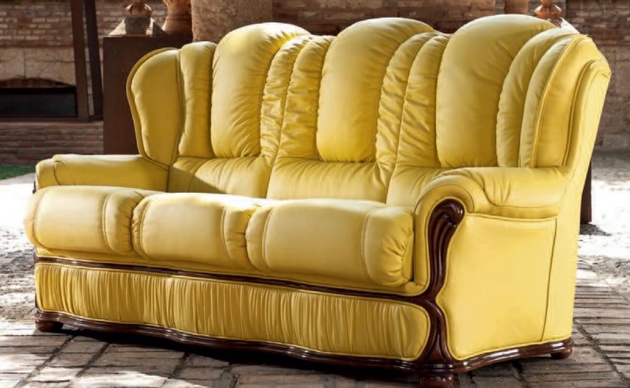 strick & bolton diva outback bridle italian leather sofa