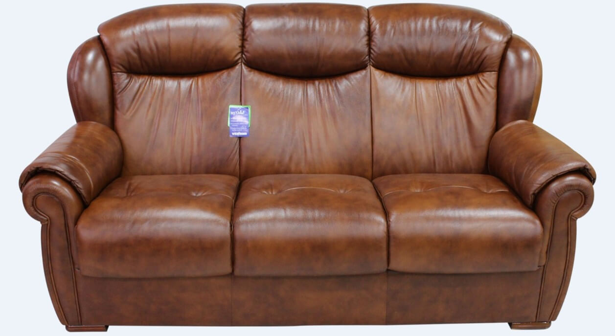 Contemporary Italian Leather Sofa