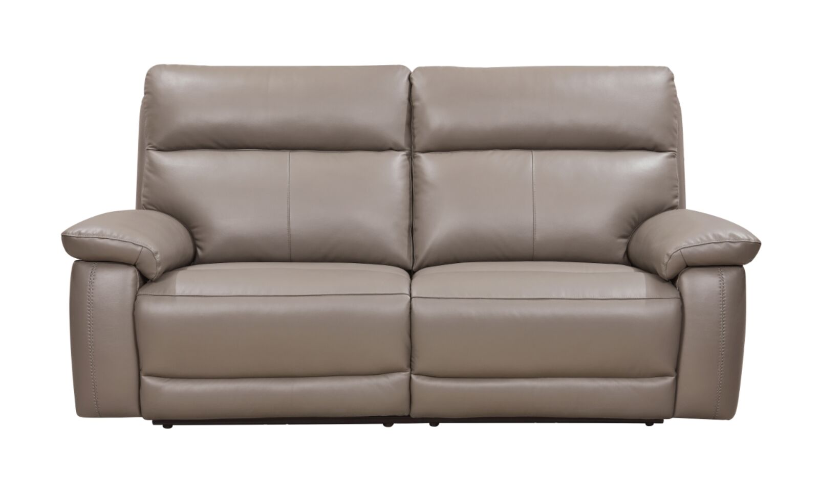 Product photograph of Dallas 3 Seater Electric Reclining Sofa Latte Leather from Designer Sofas 4U