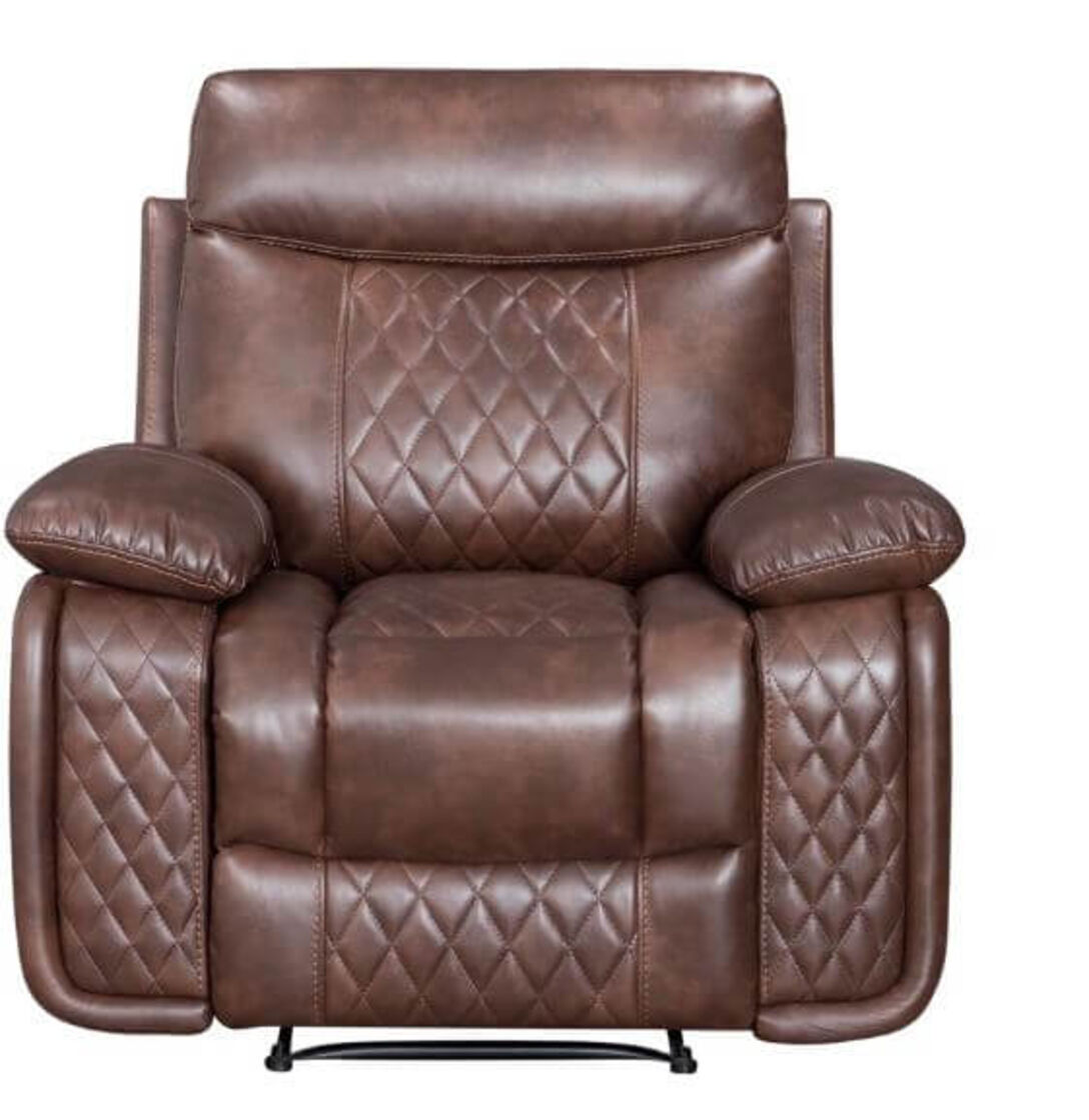 Tan deals leather recliner