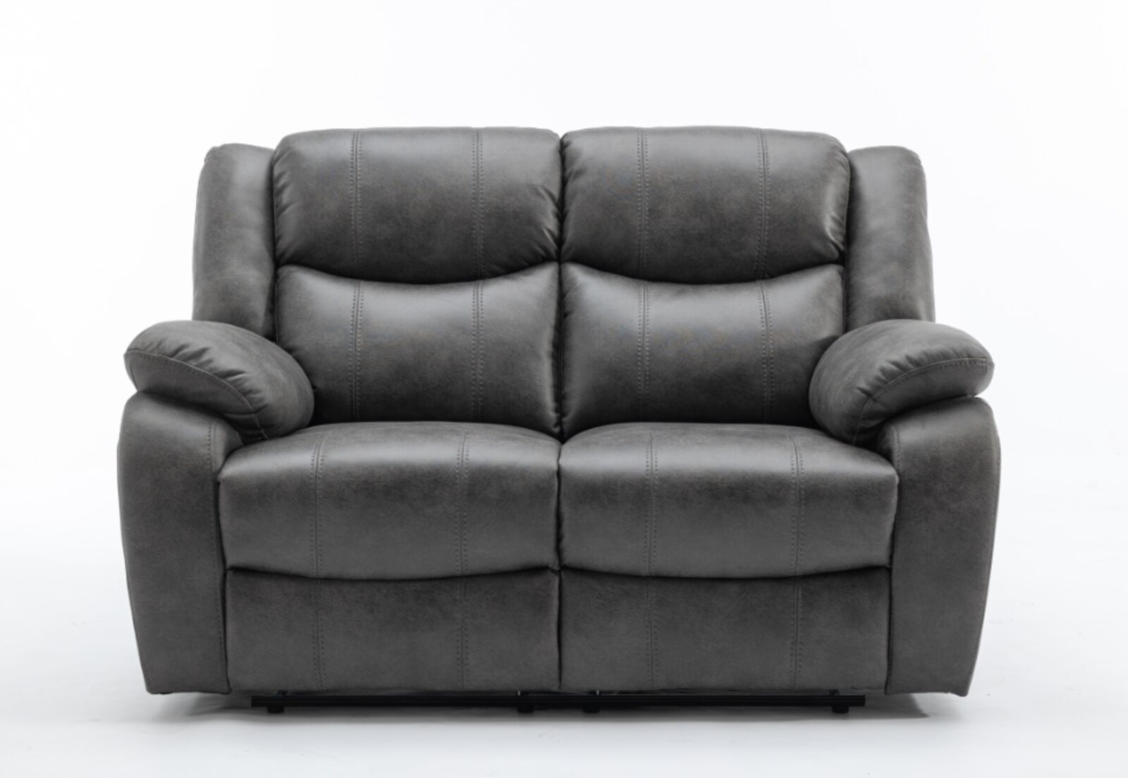 Product photograph of Monte 2 Seater Reclining Cinema Sofa Grey Fabric from Designer Sofas 4U