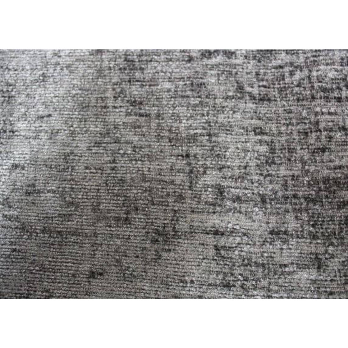 Carlton Charcoal Modern Chenille Upholstery Fabric