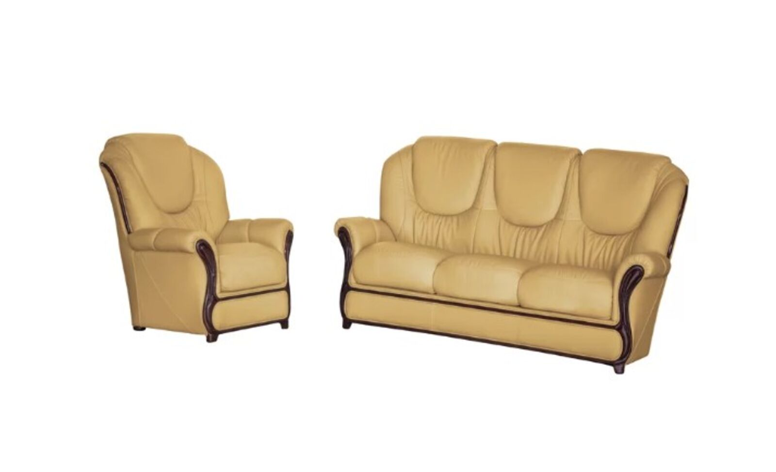 Product photograph of Mississippi Sofa Set 3 Seater Armchair Genuine Italian Leather Sofa Suite Offer from Designer Sofas 4U
